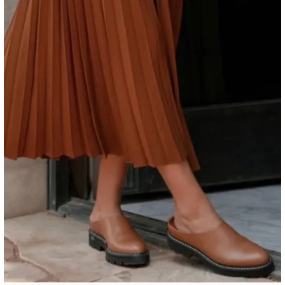 NEW Jenni Kayne Leather Lug Mule Canyon Size 41 - Picture 2 of 6